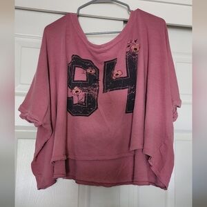 Torrid FESTI Pink Oversized Crop